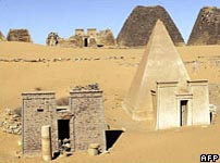 Nubian tombs