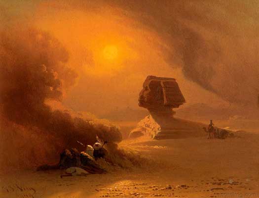 Sandstorm over the Sphinx