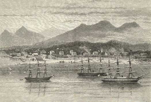 French ships at Tamatave