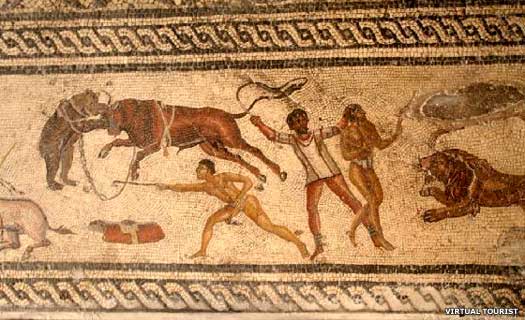Gladiator mosaics