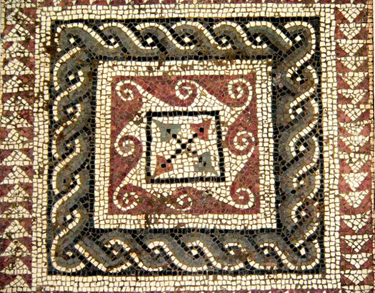 Roman mosaic floor in Utica