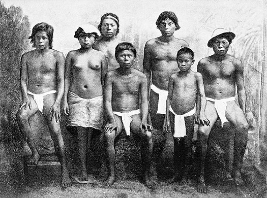 Miskito natives in 1894