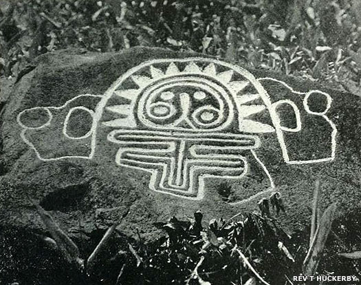 Petroglyphs on St Vincent island