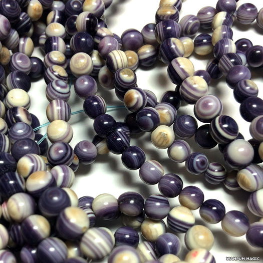 Wampum beads