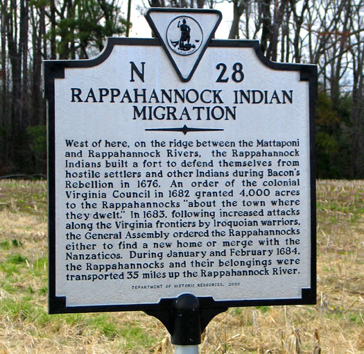Rappahannock heritage sign