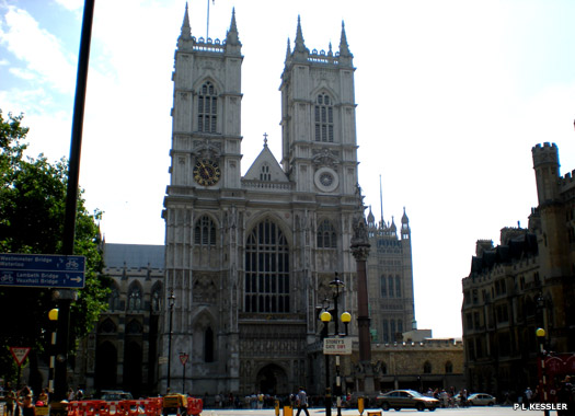 Westminster Abbey's Great West Door, Westminster, London