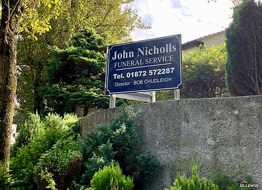 John Nicoholls Funeral Services Chapel of Rest, Goonhavern, Cornwall