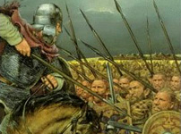 Post-Roman Britons in battle