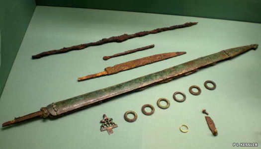 Iron Age swords within a burial