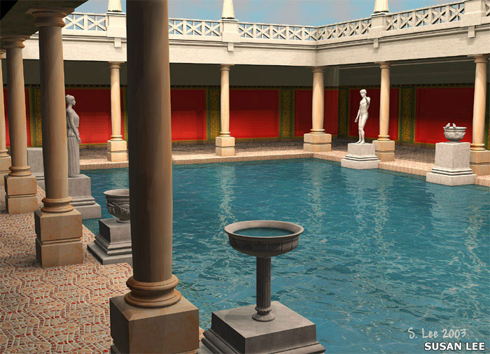 Typical Roman baths