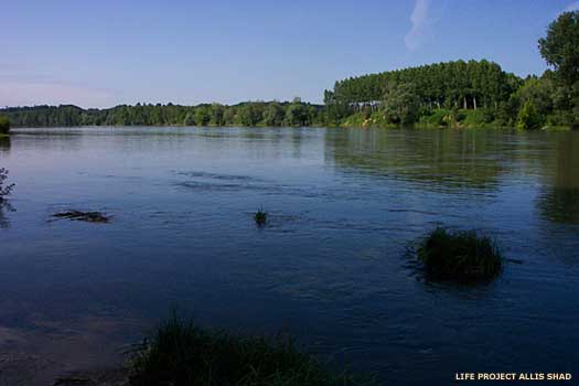 River Garonne in France