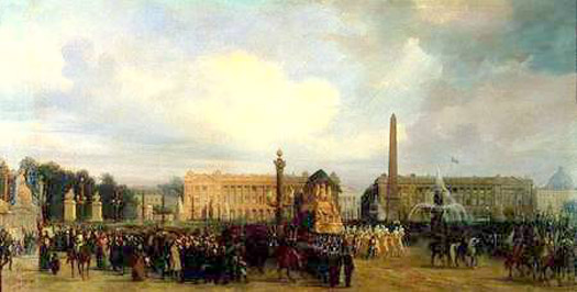 The return of Napoleon's ashes in 1840