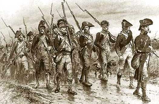 Revolutionary French troops