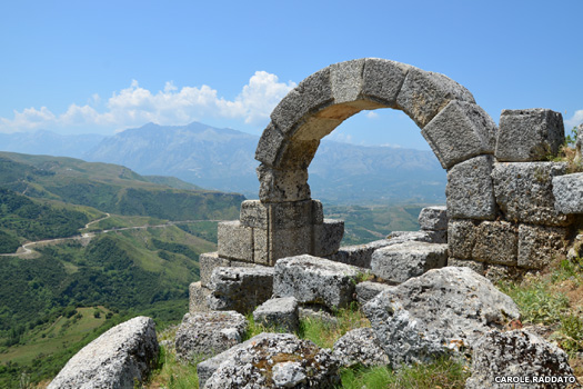 The city of Amantia in Albania