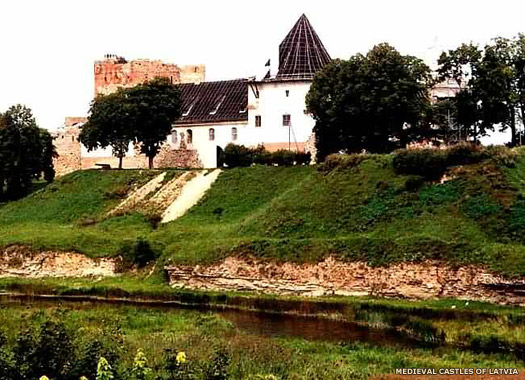 Bauskas Castle in Courland