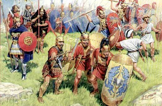 Battle of Bibracte Romans
