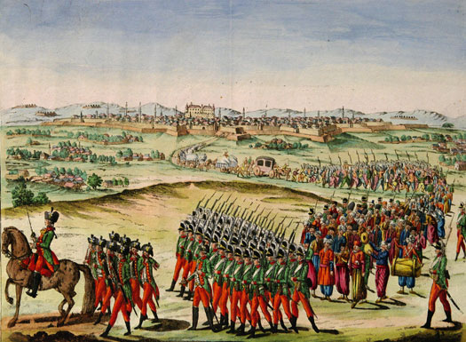 Russian troops of the Second Russo-Turkish War in 1787