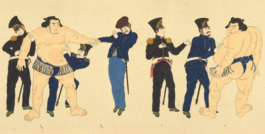 Commodore Perry's second visit to Japan, 1854