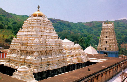 The temple at Simhachalam