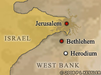 Map of Jerusalem Map of Herodium
