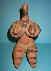 Halaf fertility goddess sculpture