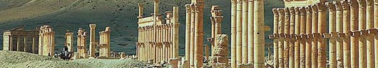 Ruins of the city of Palmyra